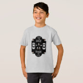 自転車用道路の安全性 Tシャツ (正面フル)