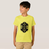 自転車用道路の安全性 Tシャツ (正面フル)