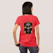自転車用道路の安全性 Tシャツ (裏面フル)
