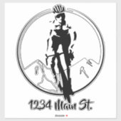 自転車用郵便箱ステッカー シール (シート)