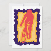 自転車競技招待 招待状 (正面)