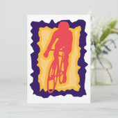 自転車競技招待 招待状 (スタンド正面)