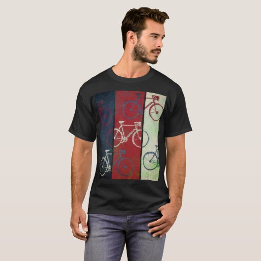 自転車素晴らしスタイリッシュの&Tシャツ Tシャツ (正面フル)