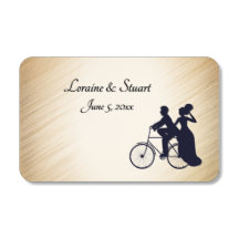 自転車素朴テーマの結婚マッチ箱