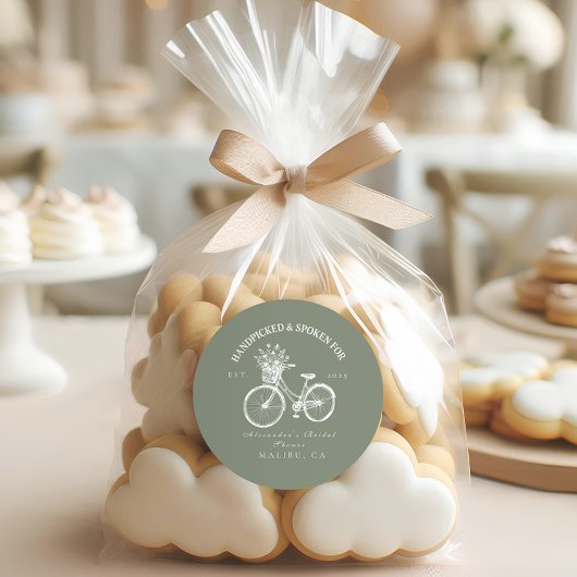 自転車素朴フローラシャワー ラウンドシール