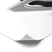 自転車脱線機 ポスター (角)