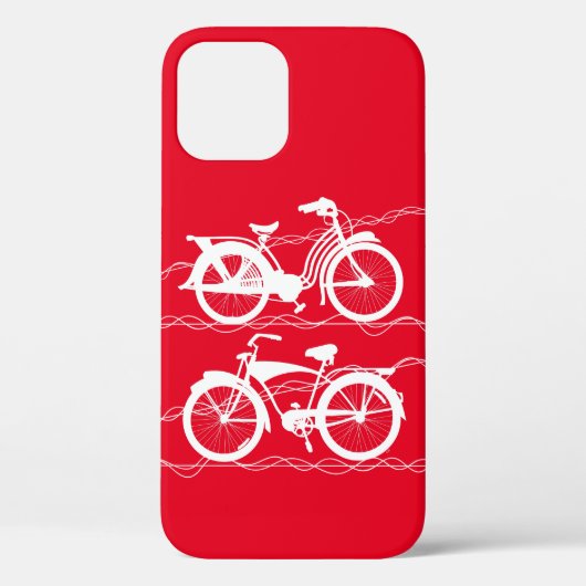 自転車自転車ホワイトケース – メイトiPhoneケース Case-Mate iPhoneケース (裏面)