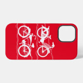 自転車自転車ホワイトケース – メイトiPhoneケース iPhoneケース (裏面横)