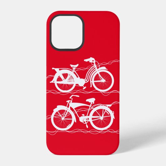 自転車自転車ホワイトケース – メイトiPhoneケース iPhoneケース (裏面)