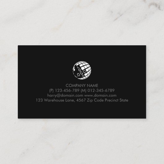 自転車自転車修理自転車用ビジネスカード 名刺 (裏面)