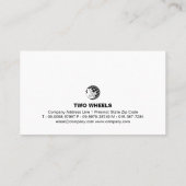 自転車自転車修理自転車用ビジネスカード 名刺 (裏面)