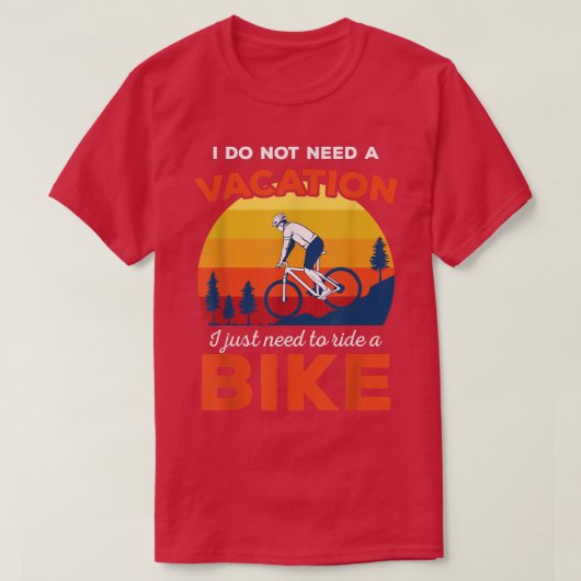 自転車自転車自転車自転車自転車スポーツマウンテンバイク208 Tシャツ (デザイン正面)