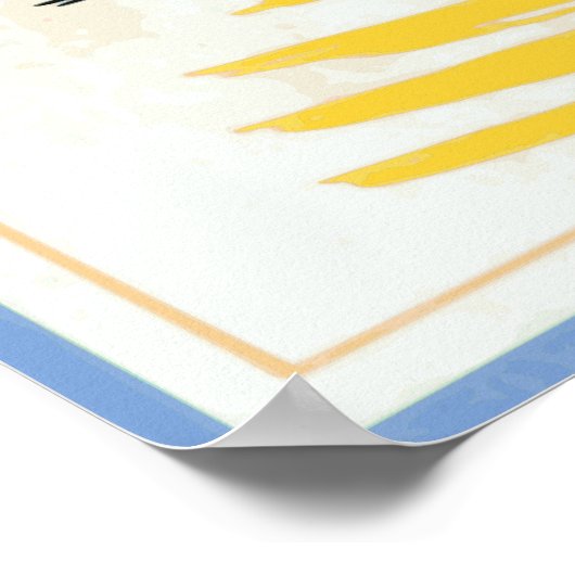 自転車芸術 ポスター (角)