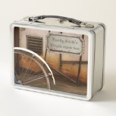 自転車補修キット工具収納金箱 メタルランチボックス (裏面)