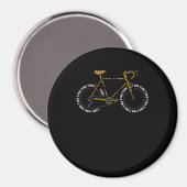 自転車解剖学かわいいサイクリングはライフギフト マグネット (正面/裏面)