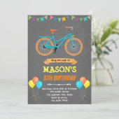 自転車誕生日の招待 招待状 (スタンド正面)