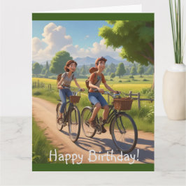 自転車誕生日 カード