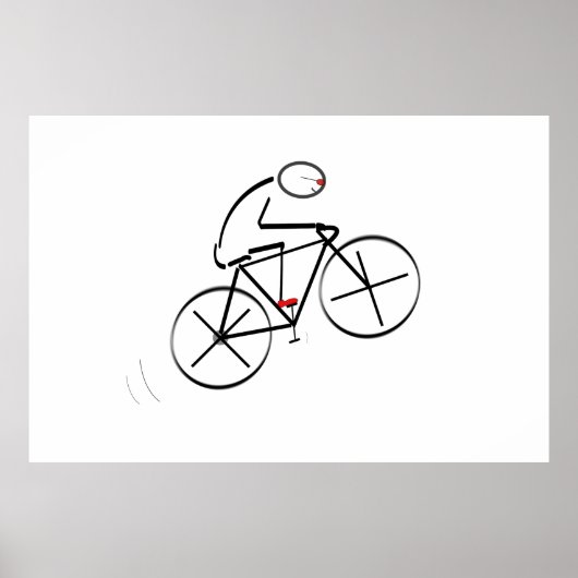 自転車誕生日 ポスター (正面)