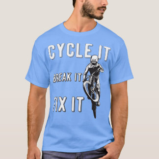 自転車販売業者自転車おもしろい技士贈与( Tシャツ
