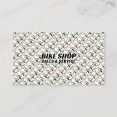 自転車販売自転車サイクリングショップ修理サービス 名刺 (正面)