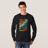 自転車買サイクリング引用文ラブライディングビシク Tシャツ (正面フル)