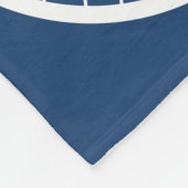 自転車赤と白 フリースブランケット (角)