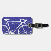 自転車走行バッグラベルテンプレート ラゲッジタグ (正面横)