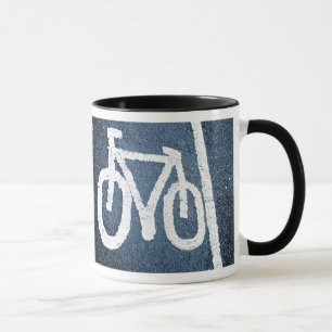 自転車車線 マグカップ