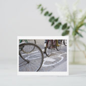 自転車道のサイクリスト ポストカード (スタンド正面)