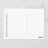 自転車道のサイクリスト ポストカード (裏面)