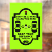 自転車道路安全認識度 ウィンドウサイン (シート2)