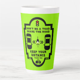 自転車道路安全認識度 カフェラテマグ