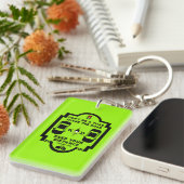 自転車道路安全認識度 キーホルダー (正面右)