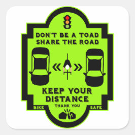 自転車道路安全認識度 スクエアシール