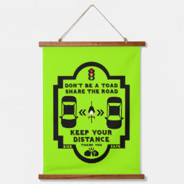 自転車道路安全認識度 吊り下げ型タペストリー