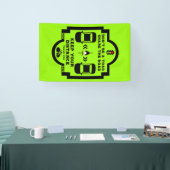 自転車道路安全認識度 横断幕 (トレードショー)