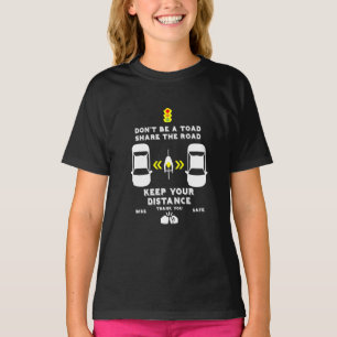 自転車道路安全認識度 Tシャツ