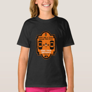 自転車道路安全認識度 Tシャツ