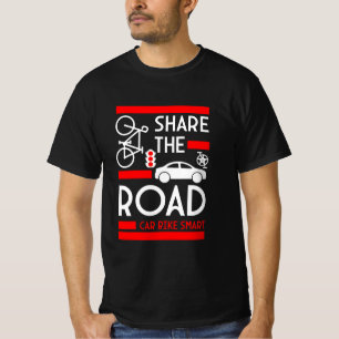 自転車道路安全認識度 Tシャツ