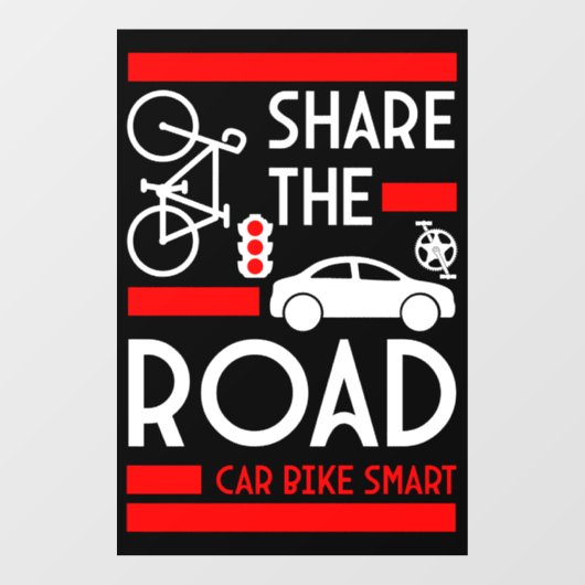 自転車道路安全週間 ウィンドウサイン (シート)