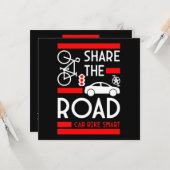 自転車道路安全週間 カード (正面/裏面インサイチュ)