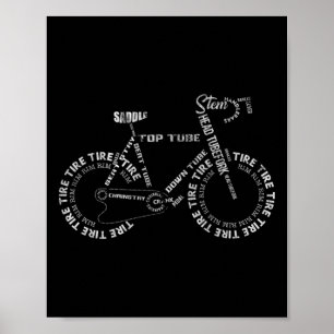 自転車部品 サイクリング 自転車乗り サイクリスト ポスター