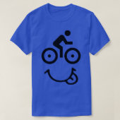 自転車顔 Tシャツ (デザイン正面)