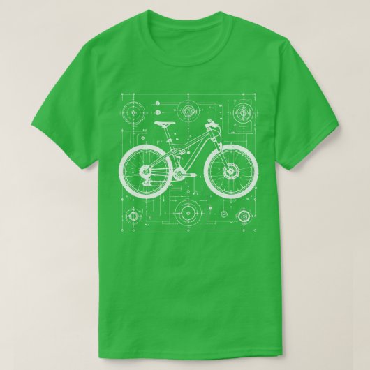 自転車1 Tシャツ (デザイン正面)
