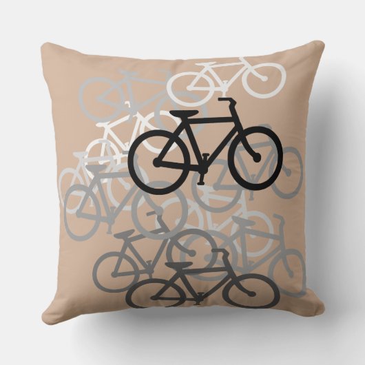 自転車。あなたの色を選んで下さい クッション (裏面)