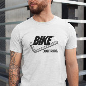 自転車。ただ乗れ。 Tシャツ
