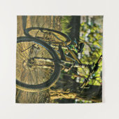 自転車 アート作品 タペストリー (正面(横))