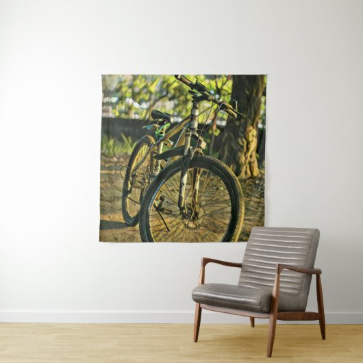 自転車 アート作品 タペストリー (インサイチュ)