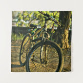自転車 アート作品 タペストリー (正面)