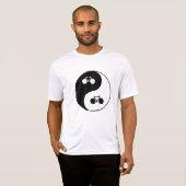 自転車、インヤン記号 Tシャツ (正面フル)